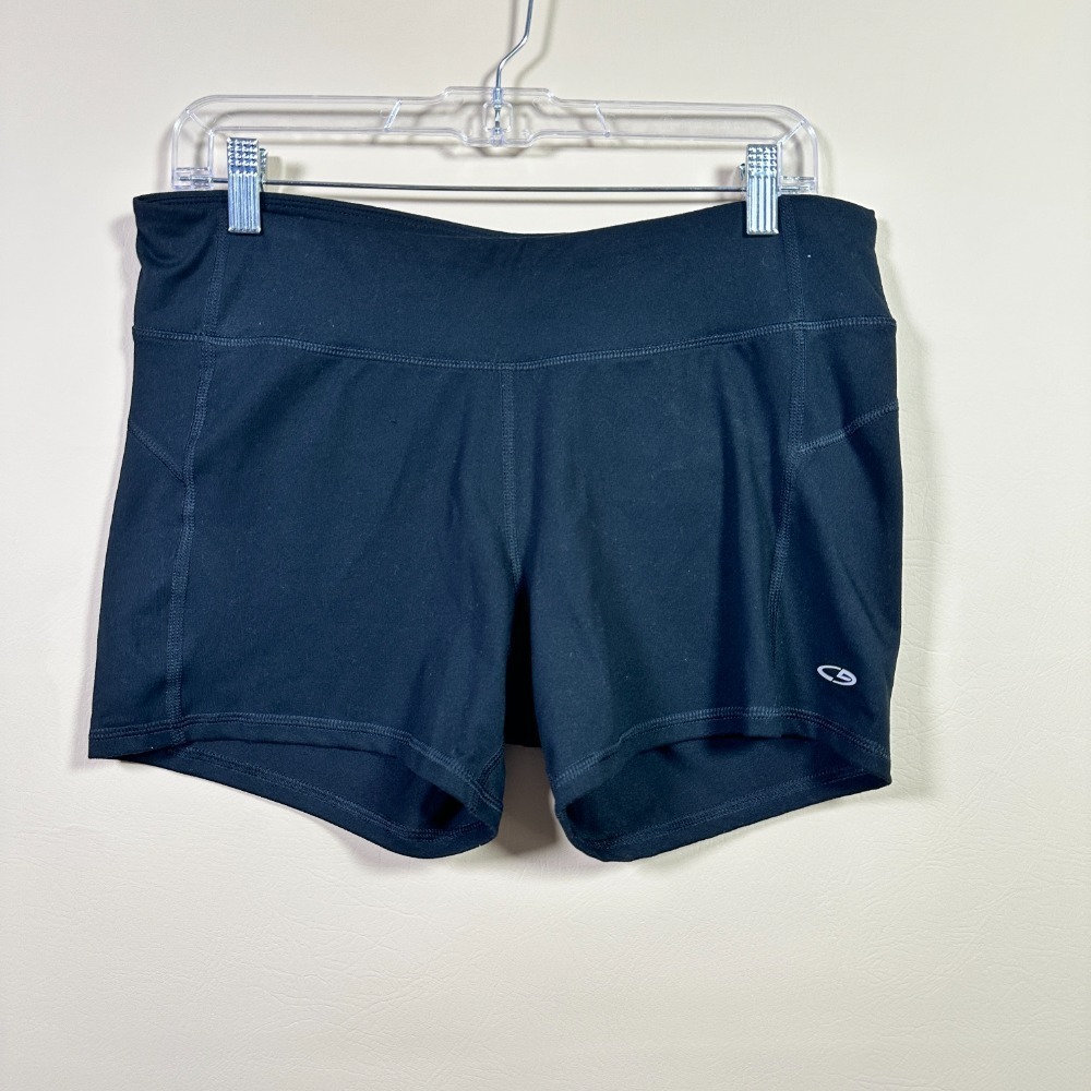 CHAMPION Black Duodry Shorts Athletic Running Shorts, Size XL